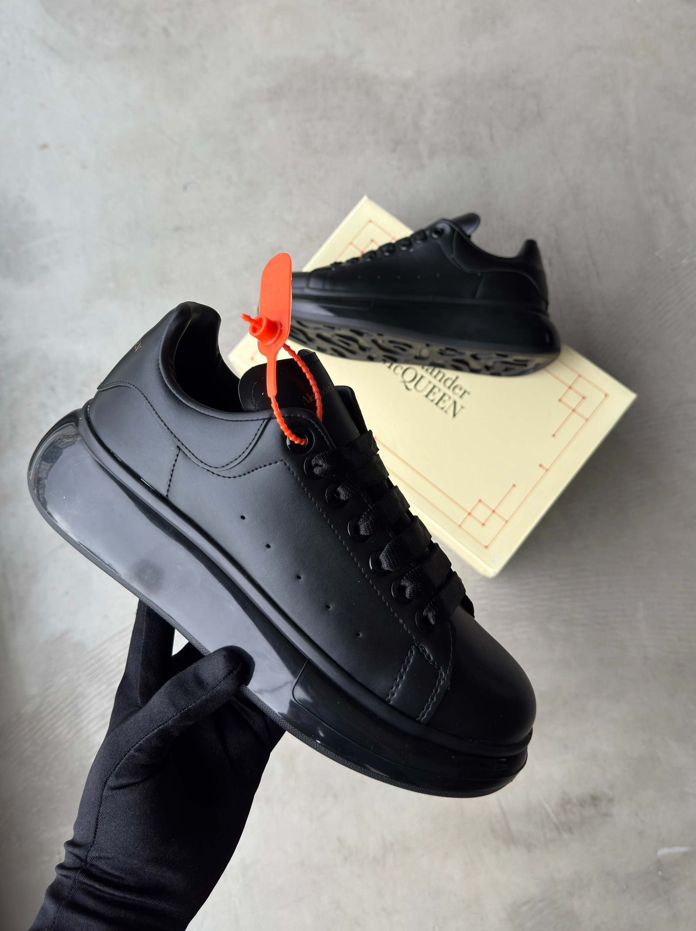 Alexander Mcqueen siyah Deri