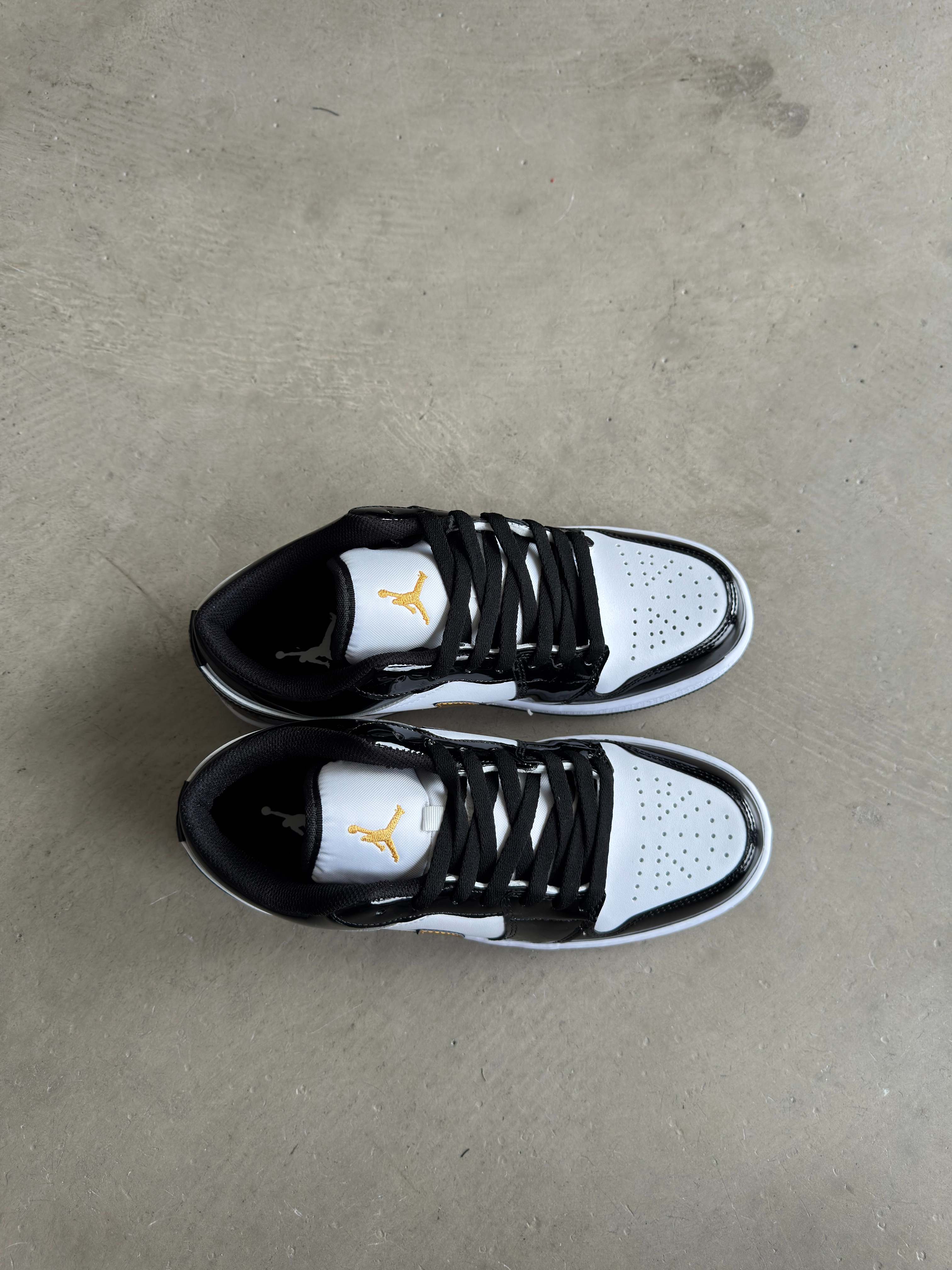 Nike Air jordan siyah gold