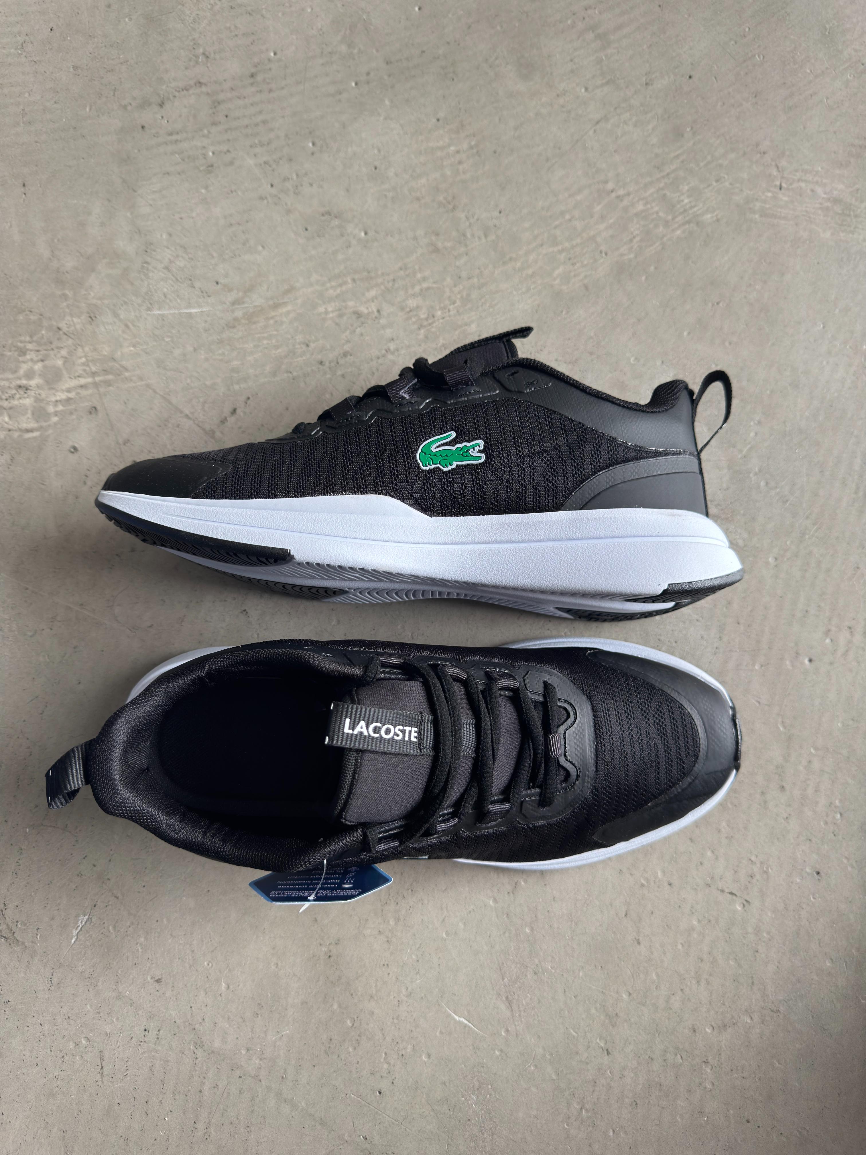 LACOSTE SİYAH BEYAZ FİLELİ