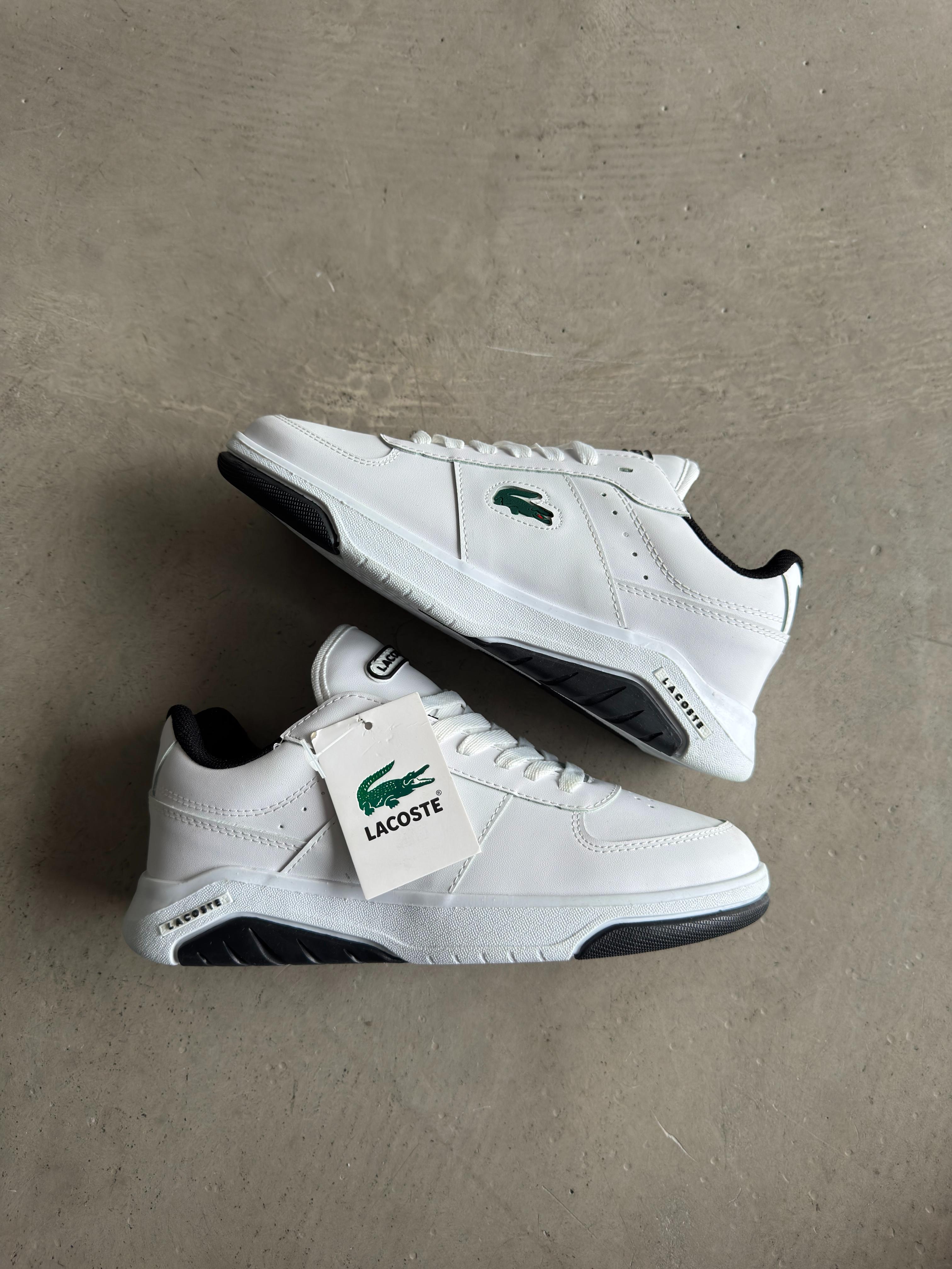 LACOSTE BEYAZ SİYAH