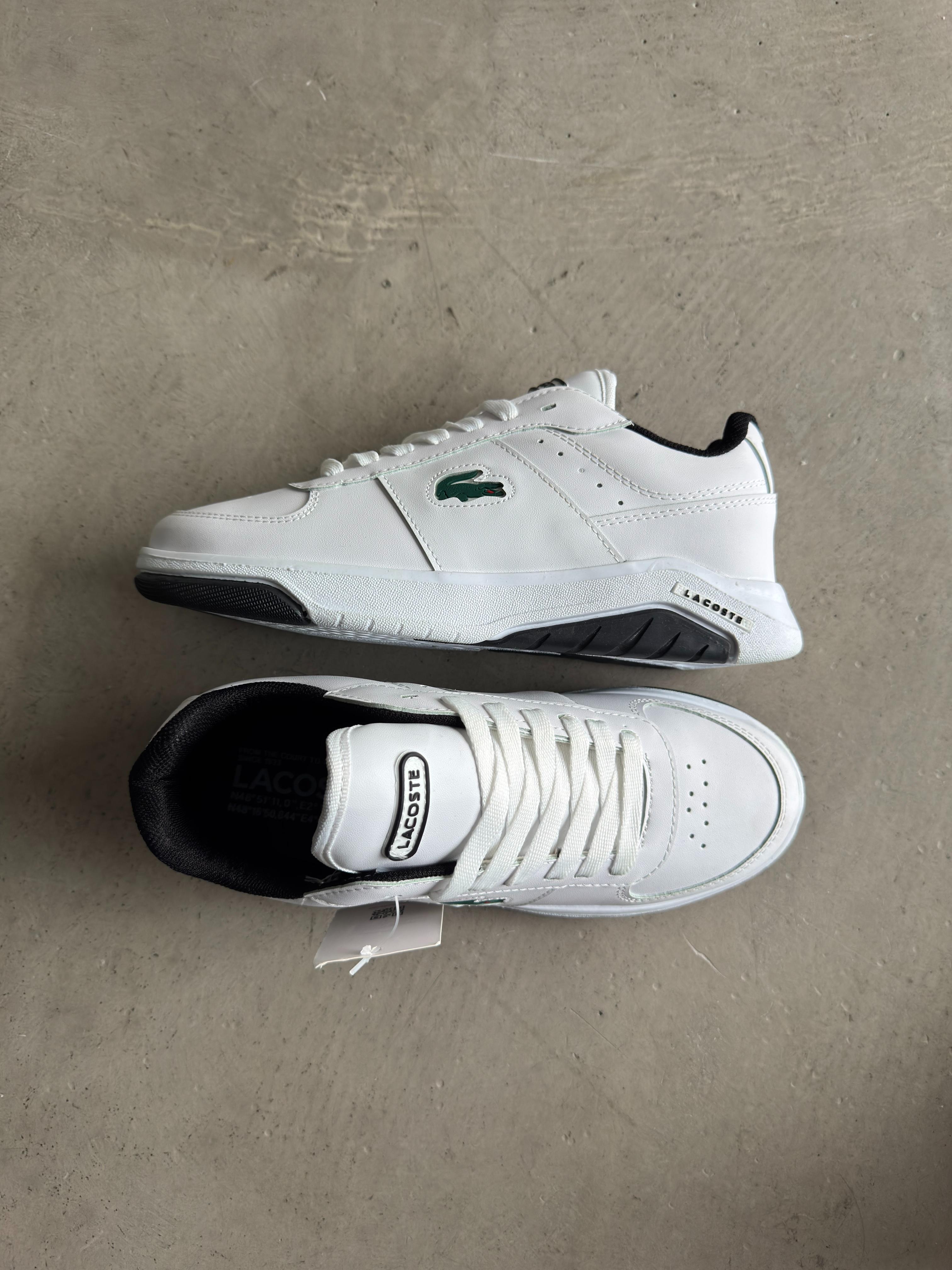 LACOSTE BEYAZ SİYAH