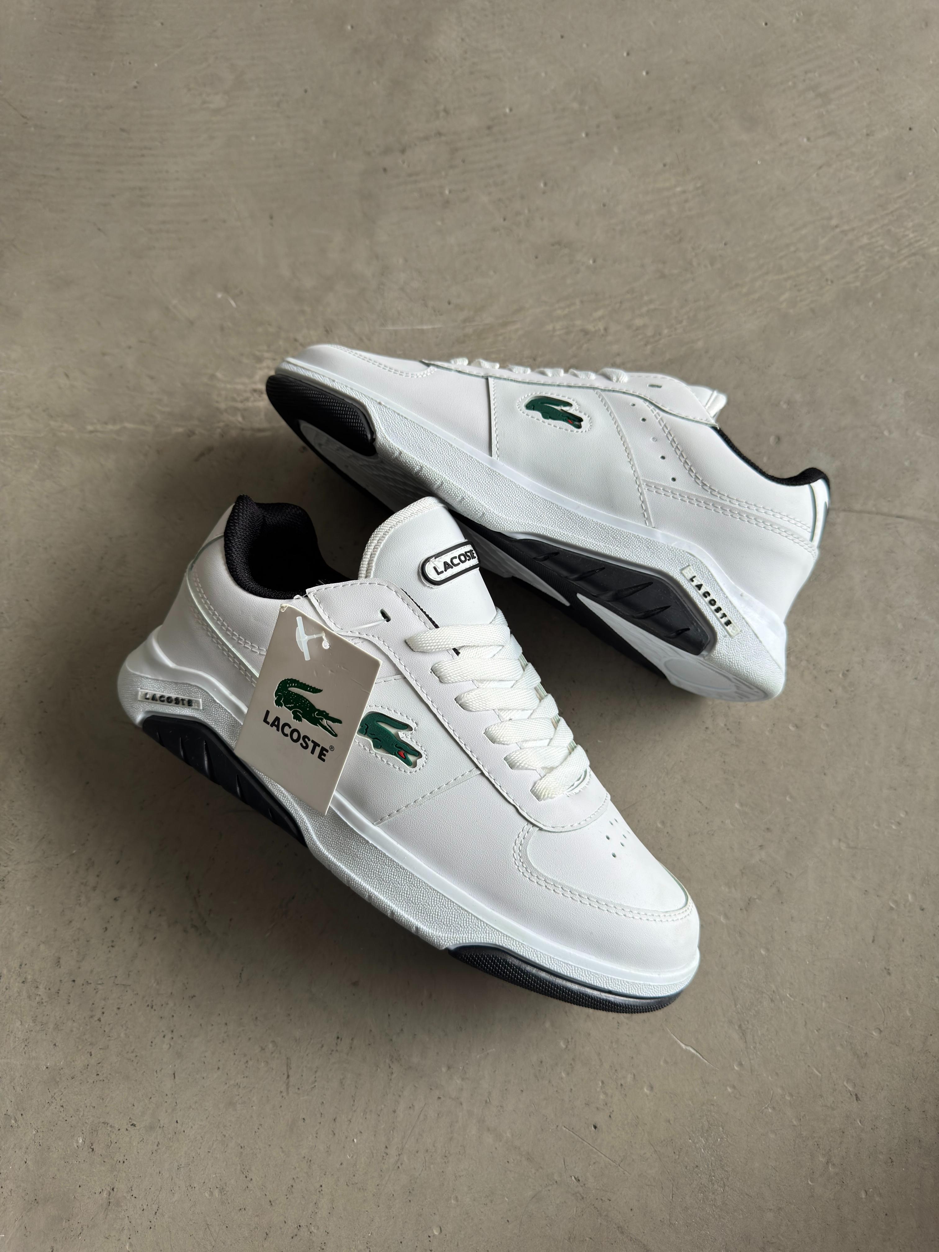 LACOSTE BEYAZ SİYAH