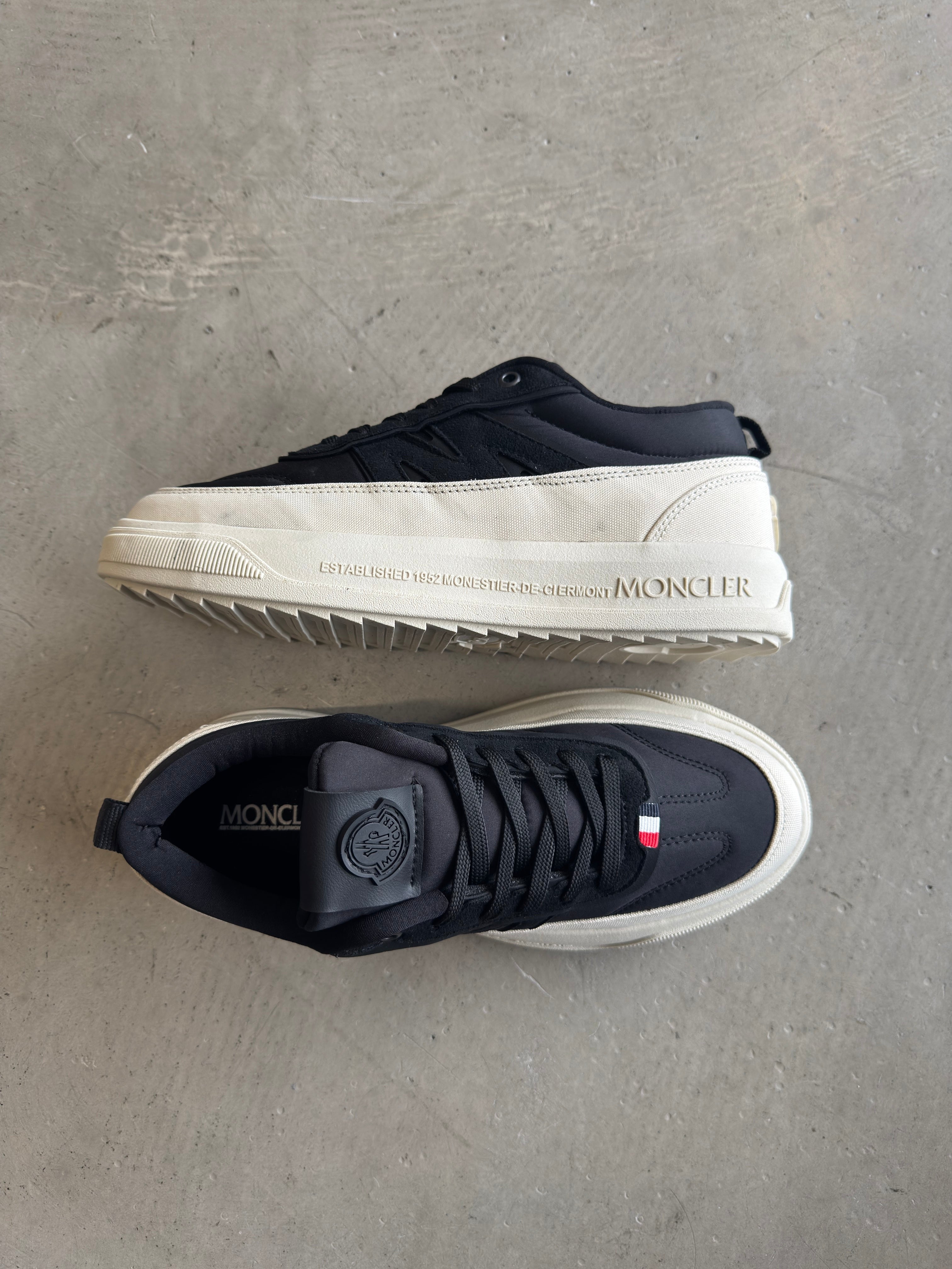 Moncler Siyah Yüksek Taban