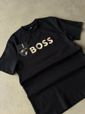 Boss Geçişli siyah tshirt (Premium)