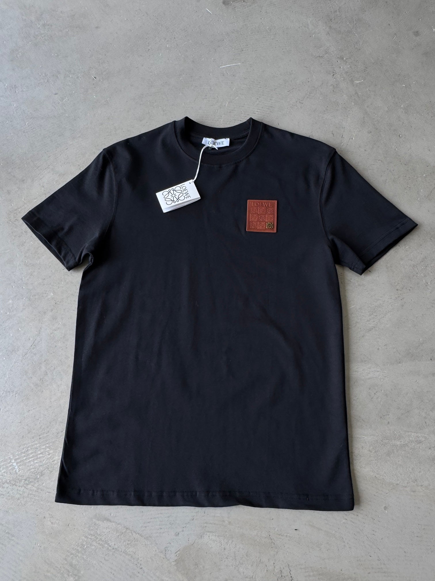 Loewe armalı siyah tshirt (premium)
