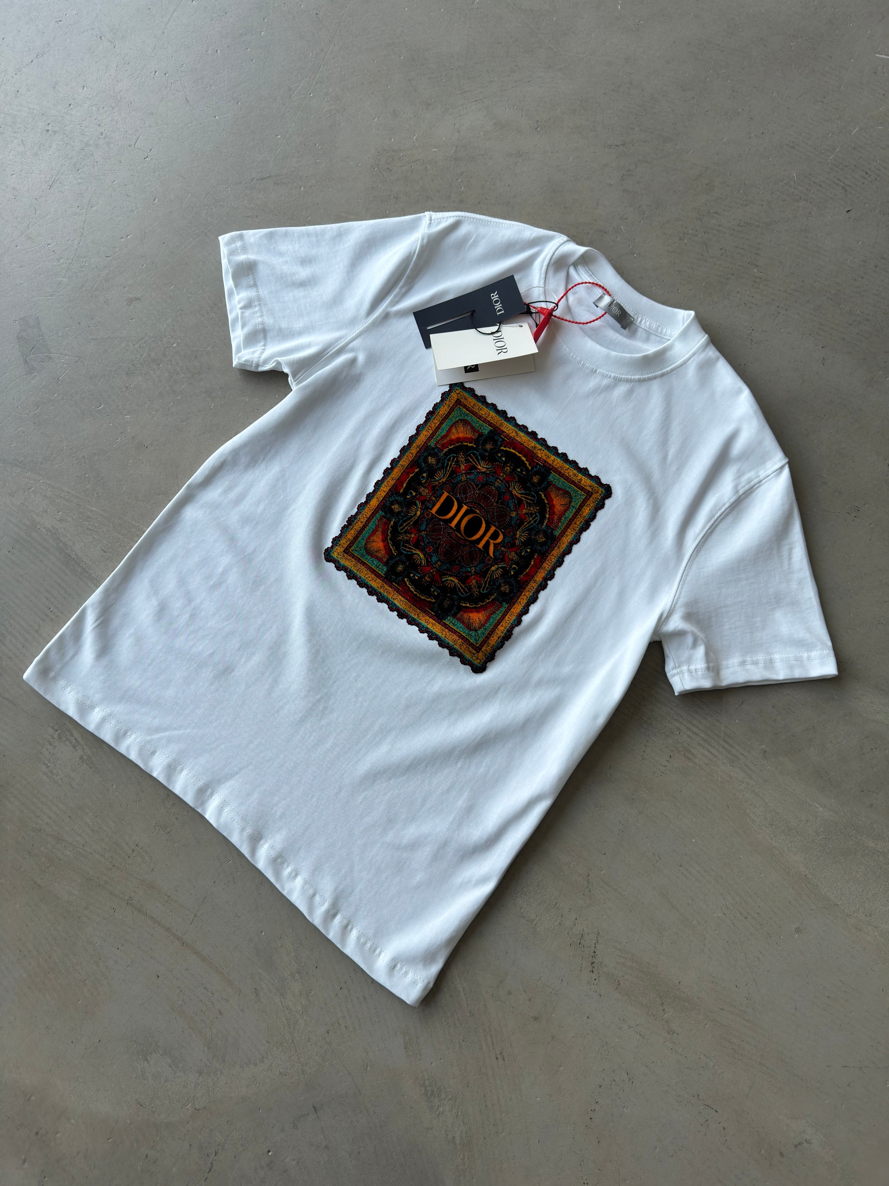 Dıor Vintage beyaz tshirt (premium)