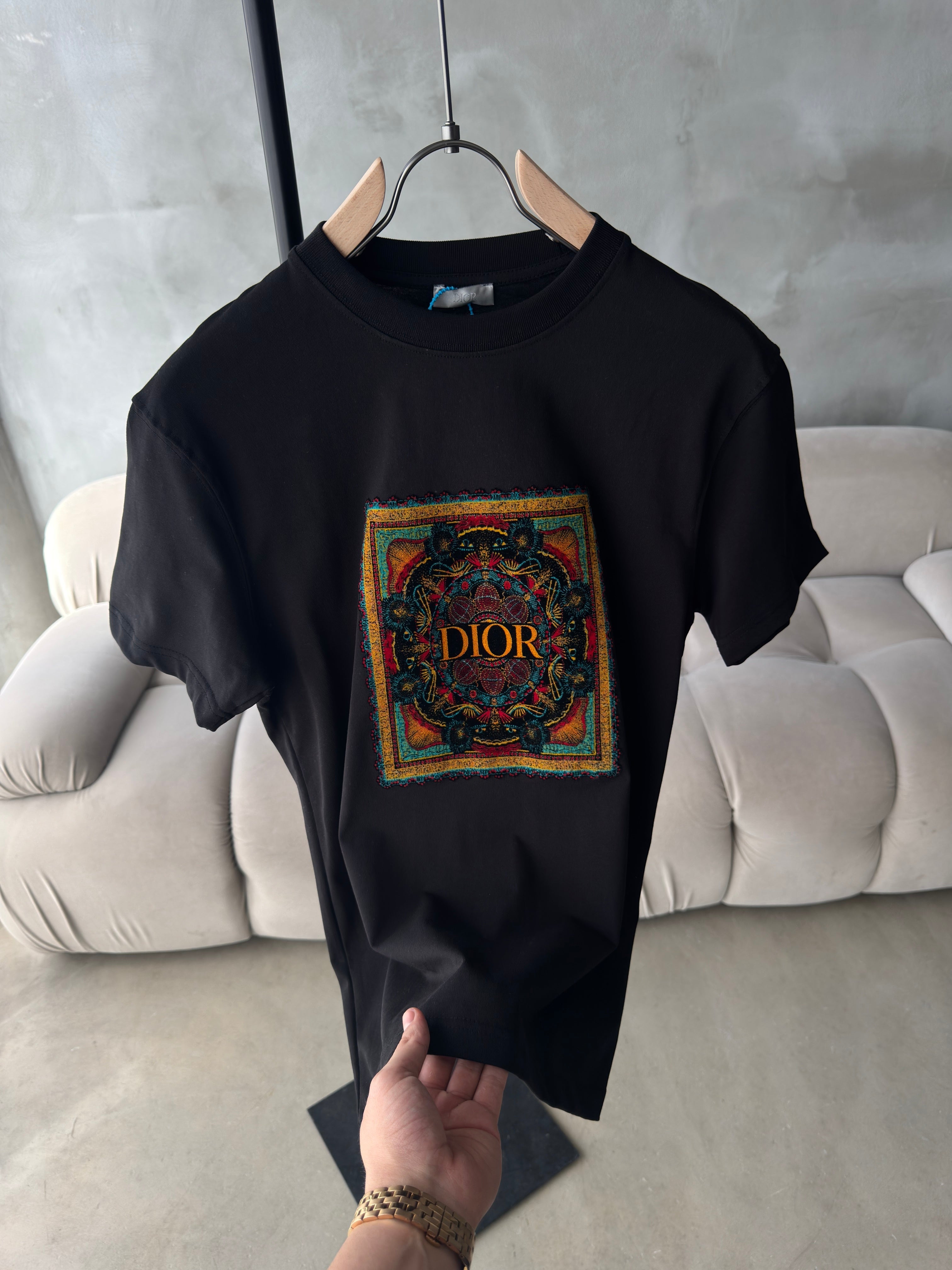 Dıor Vintage siyah tshirt (premium)