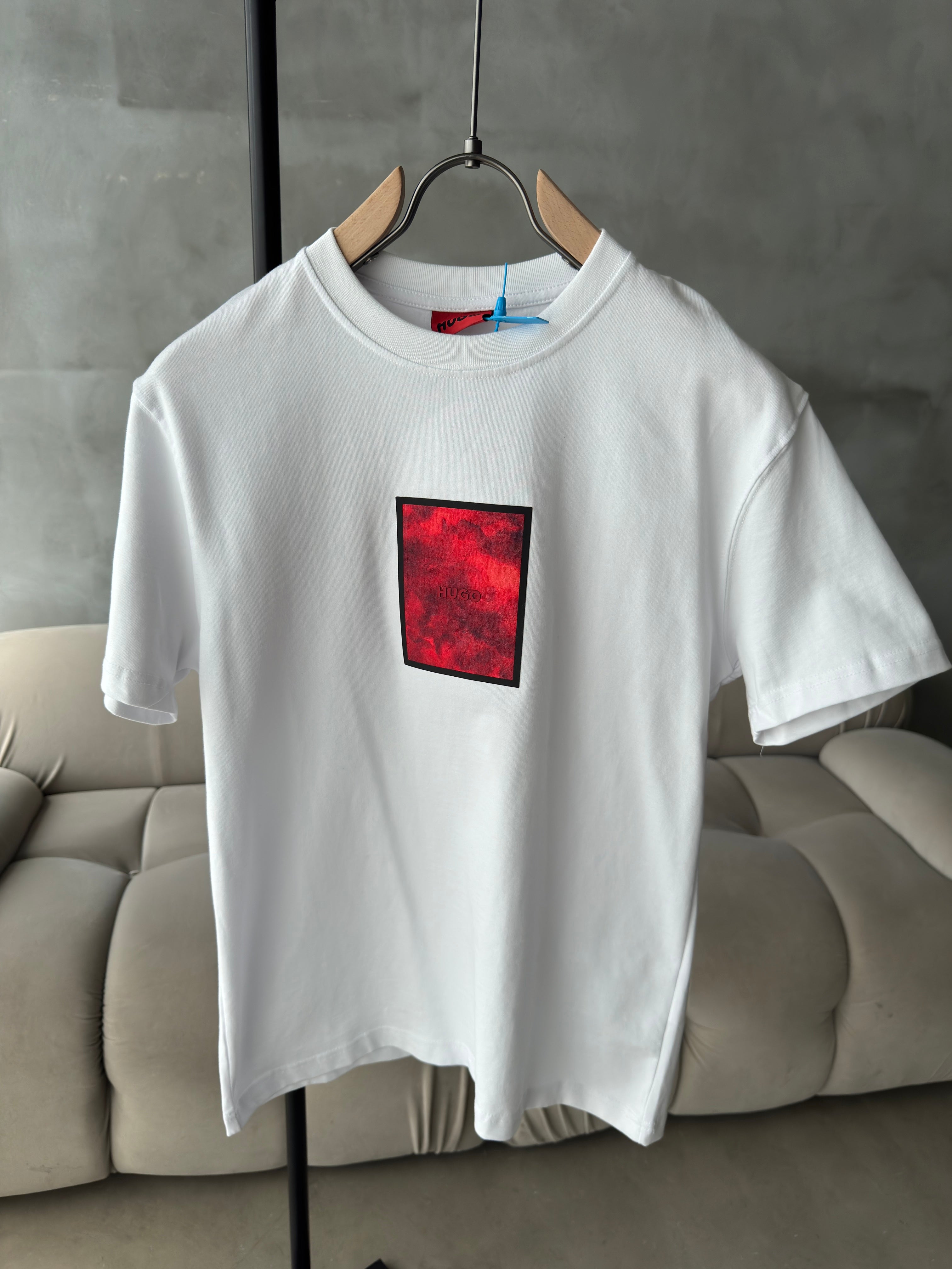 Hugo red form beyaz tshirt (premium)