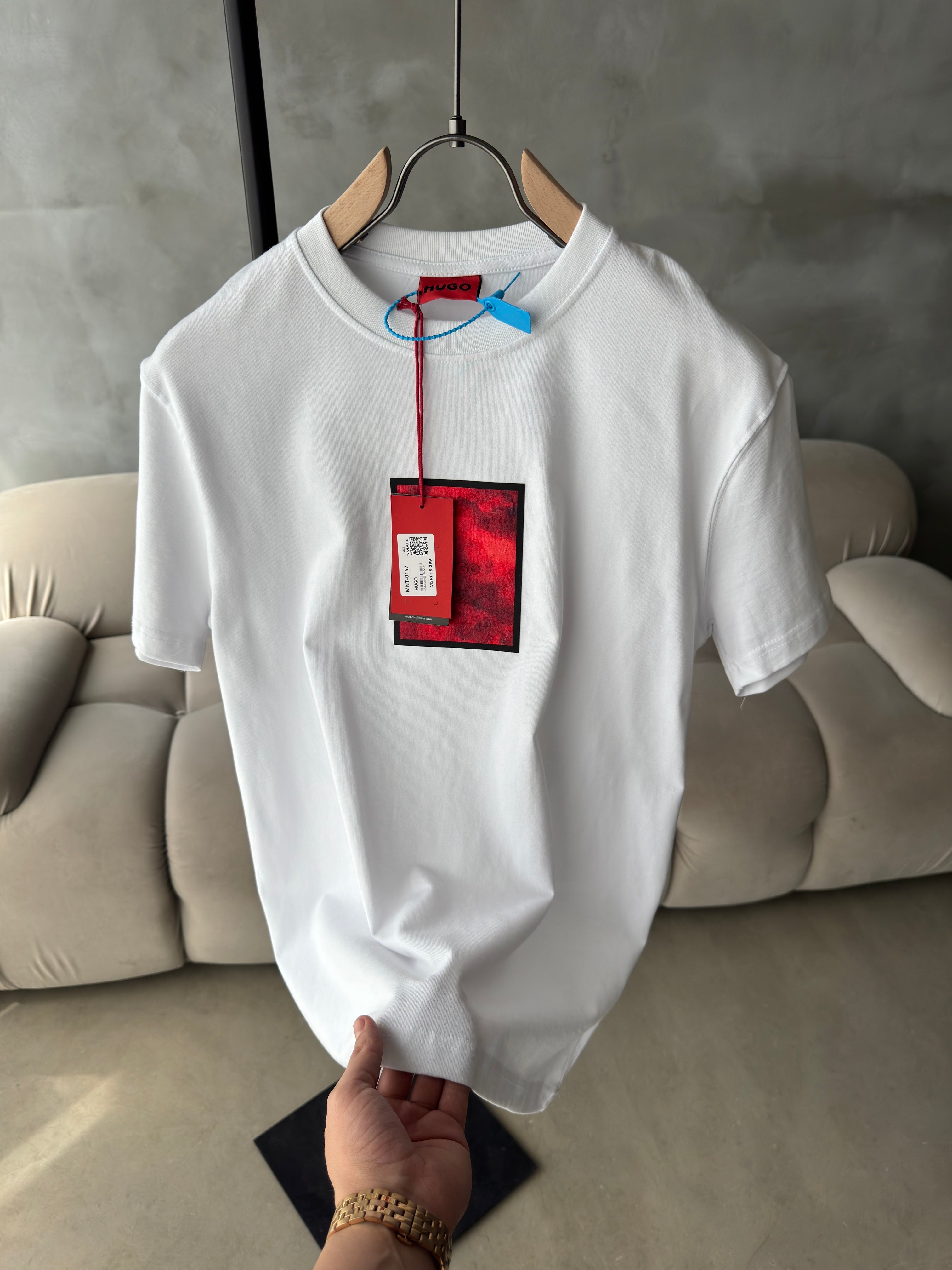 Hugo red form beyaz tshirt (premium)