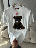 L&V Bear beyaz tshirt (premium)