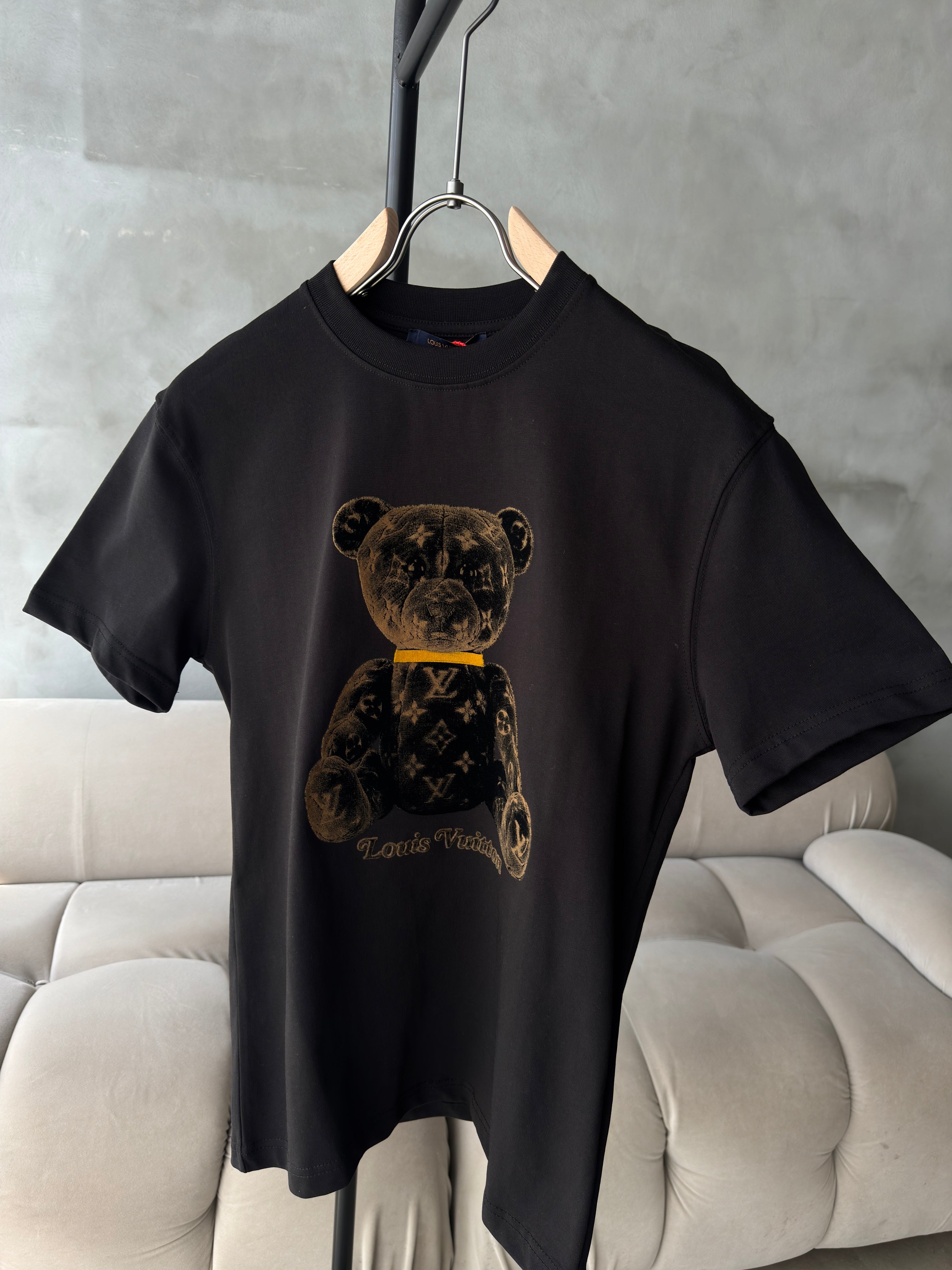 L&V Bear siyah tshirt (premium)