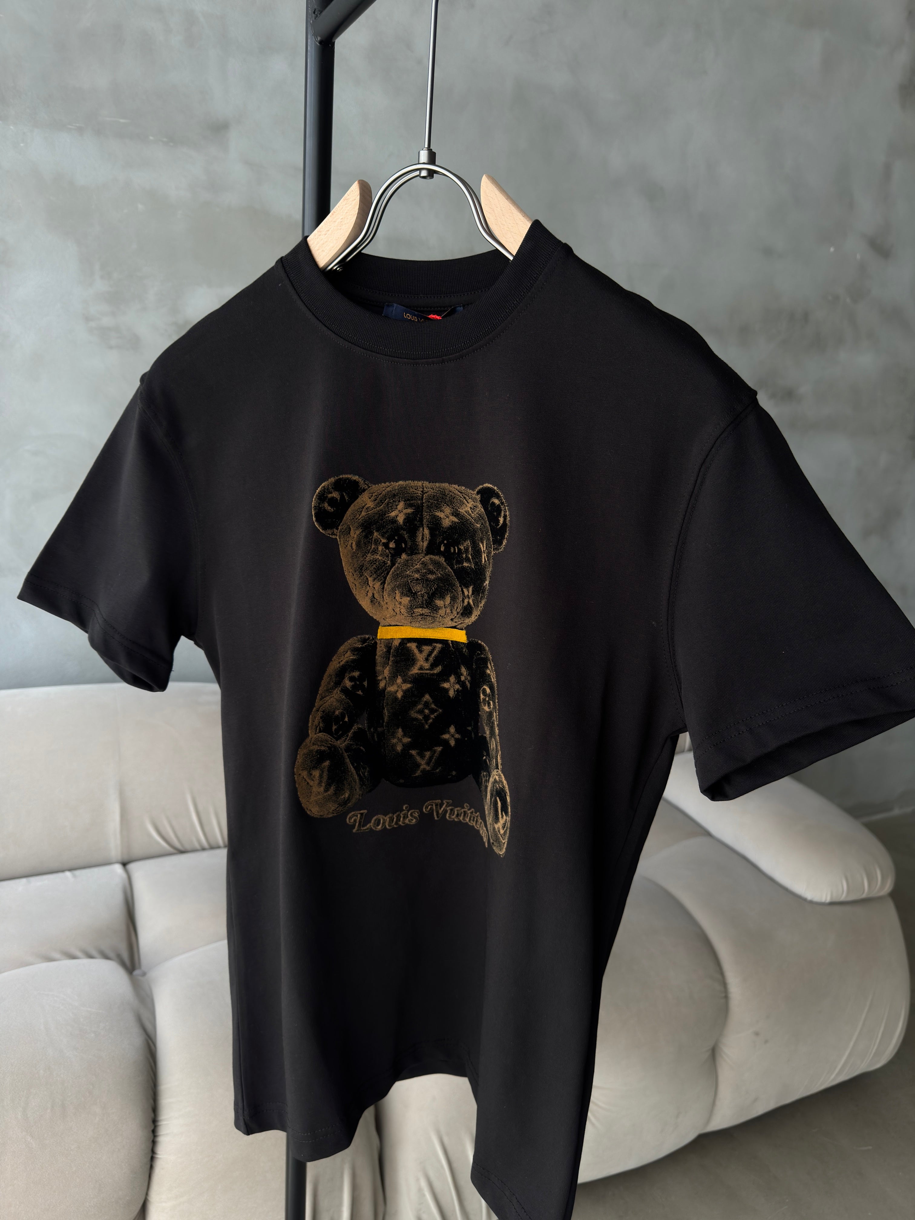 L&V Bear siyah tshirt (premium)