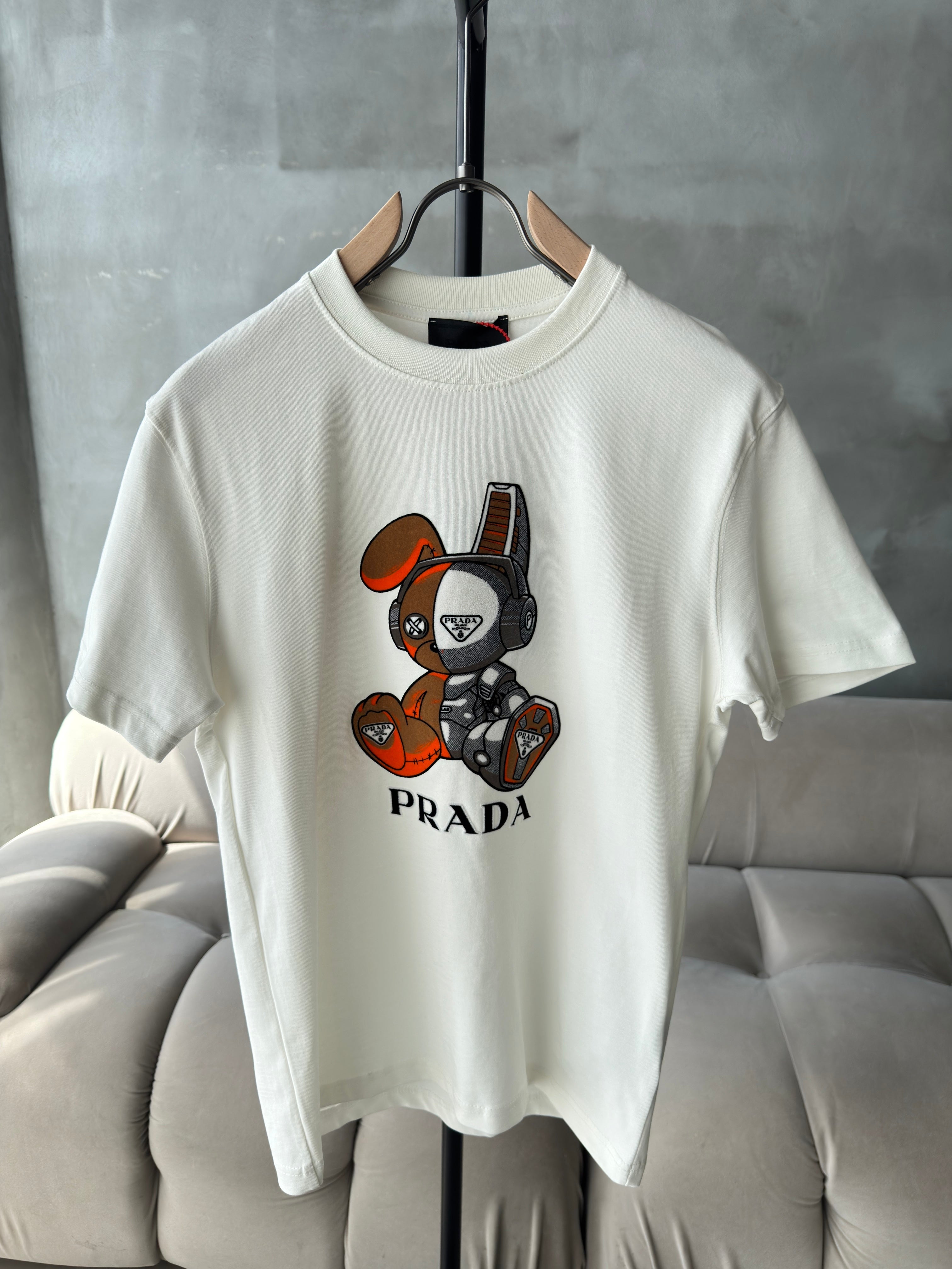 Prada Elite beyaz tshirt (premium)