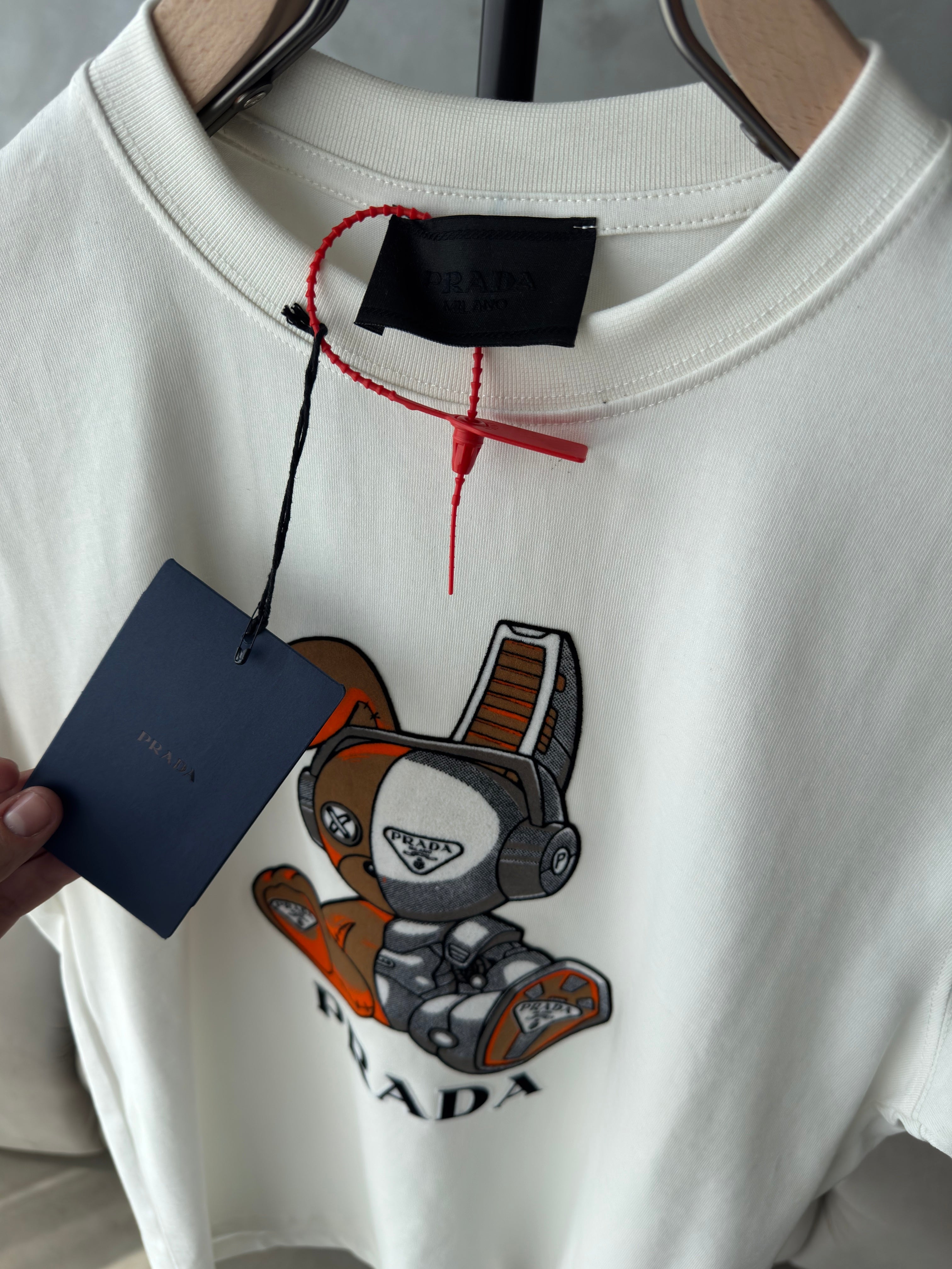 Prada Elite beyaz tshirt (premium)