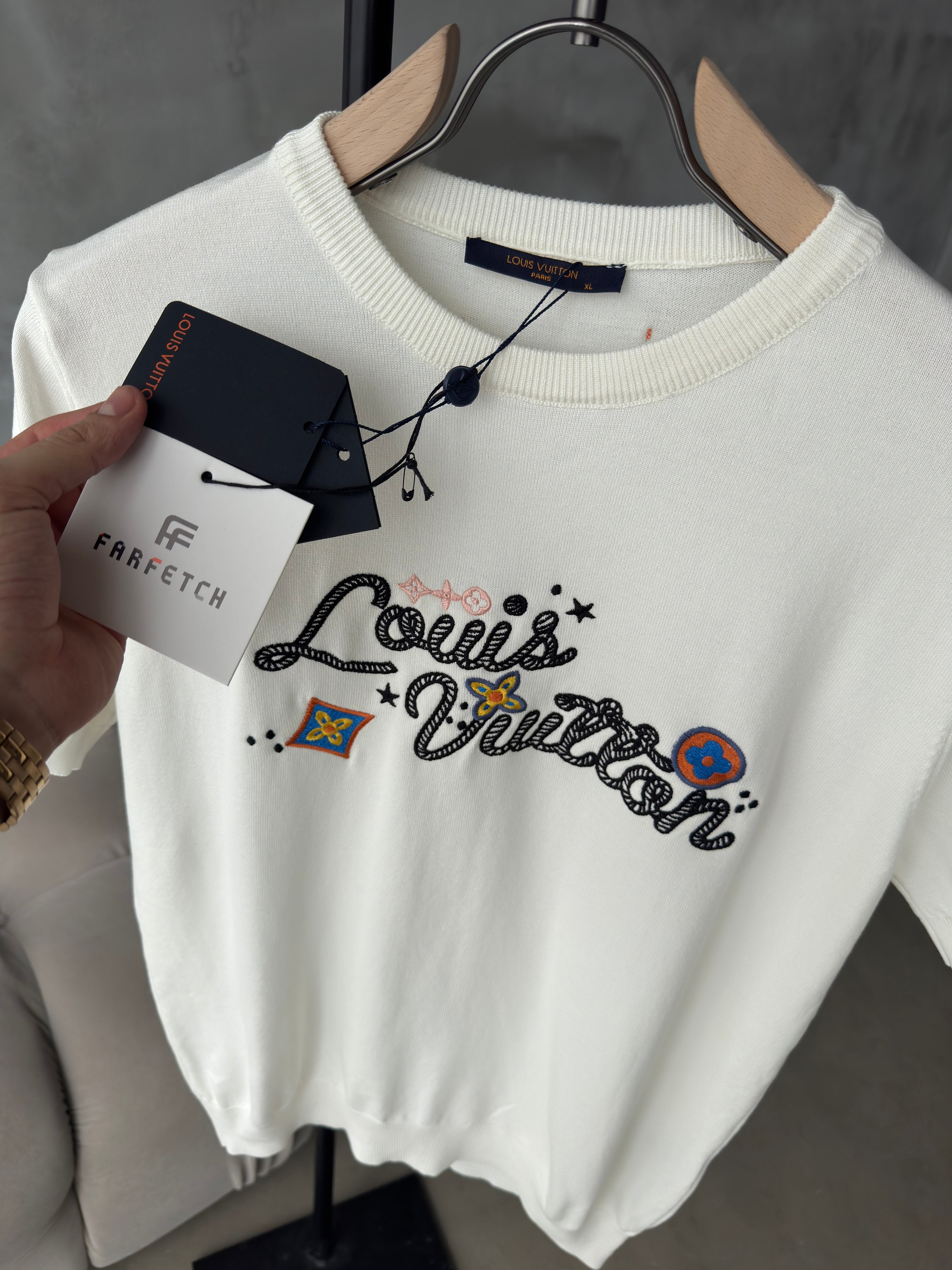 L&V Triko beyaz tshirt (premium)