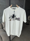 L&V Triko beyaz tshirt (premium)