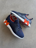 Hermes Lacivert Turuncu Sneakers