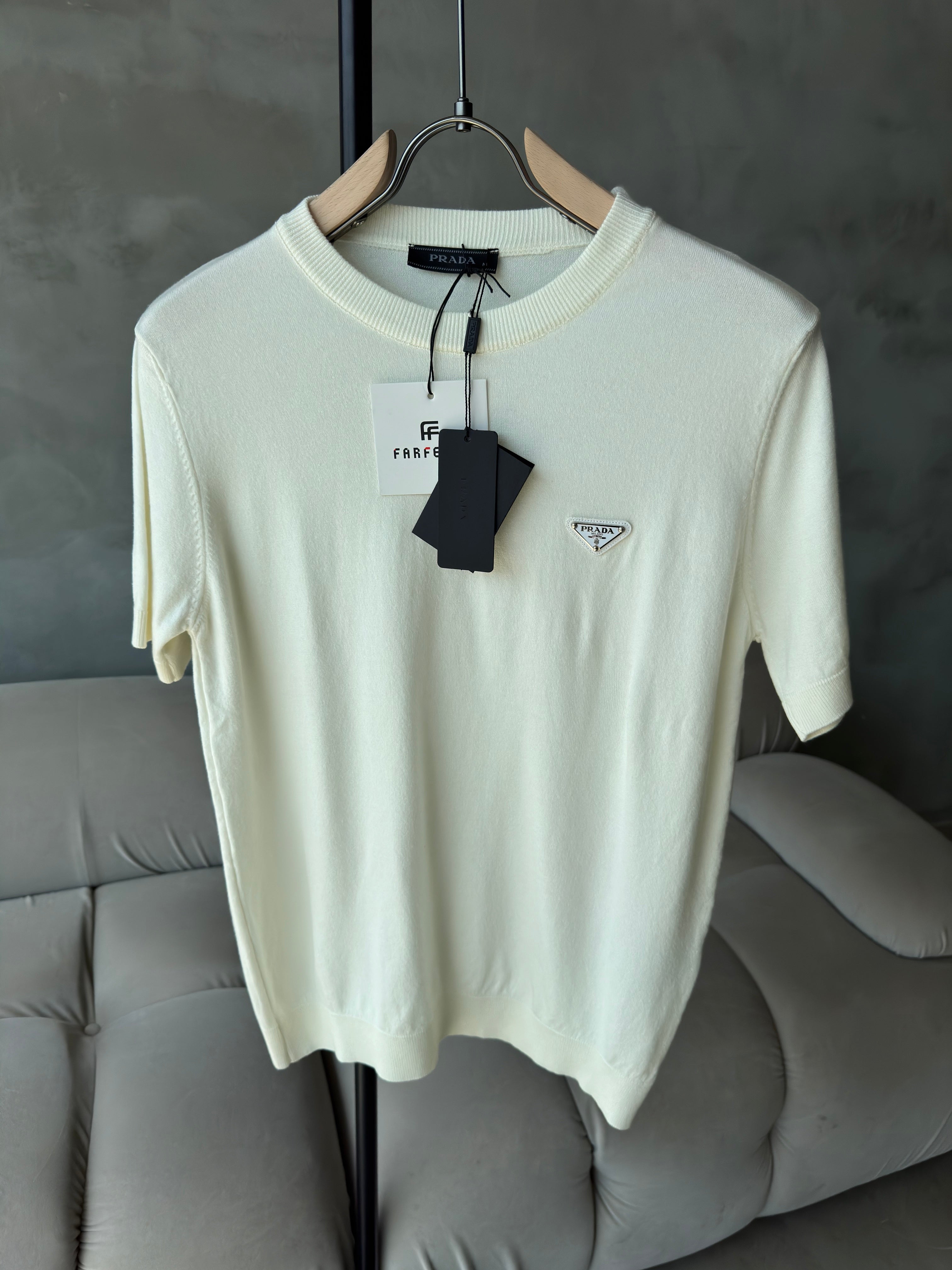 Prada Arma Beyaz Tshirt (premium)
