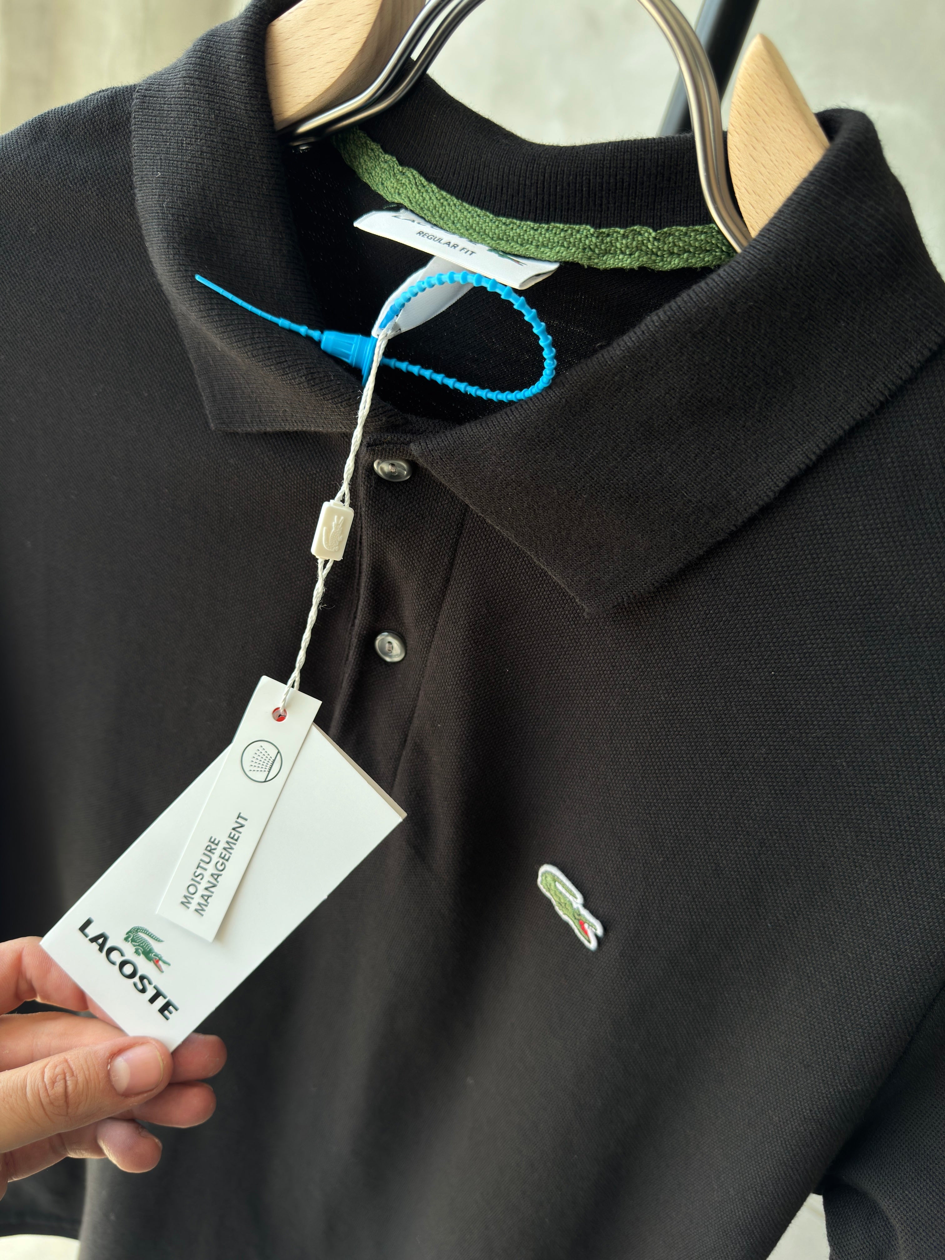 Lacoste Polo Yaka Siyah Tshirt (premium)