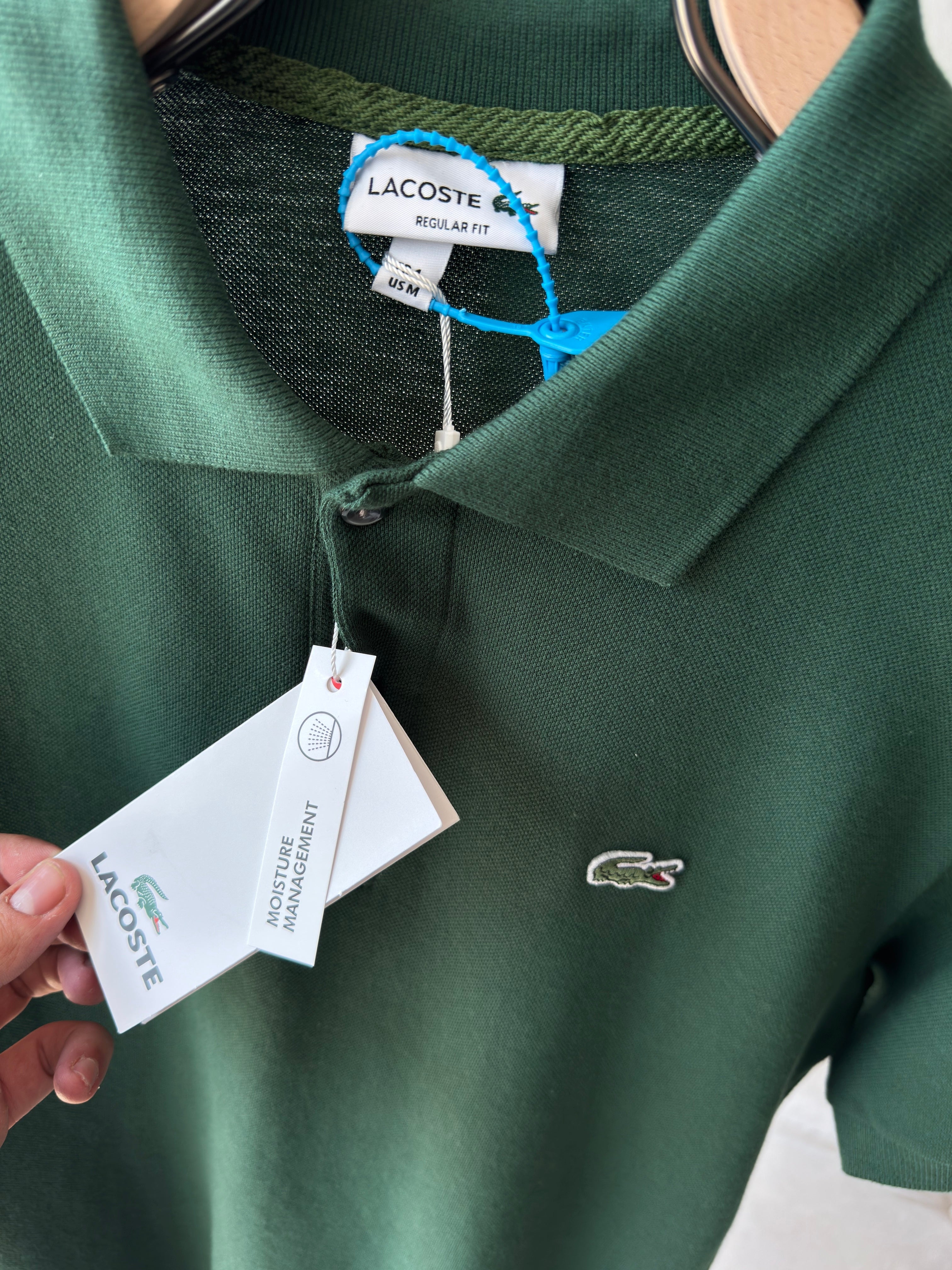 Lacoste Polo Yaka Yeşil Tshirt (premium)
