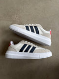 Adidas Bej Lacivert Şerit Sneakers