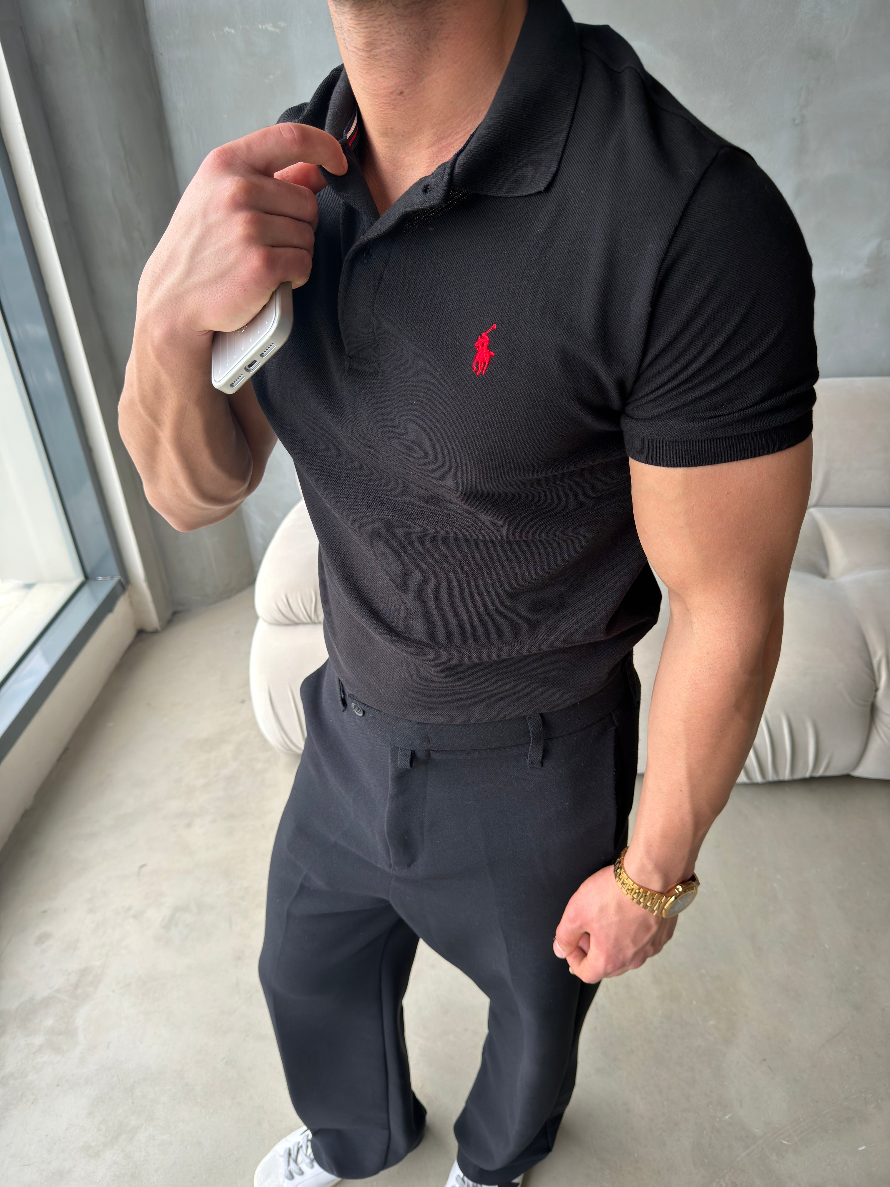 U.S. Polo Siyah Tshirt (premium)