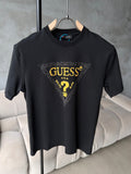 Guess Baskılı Siyah Tshirt (premium)