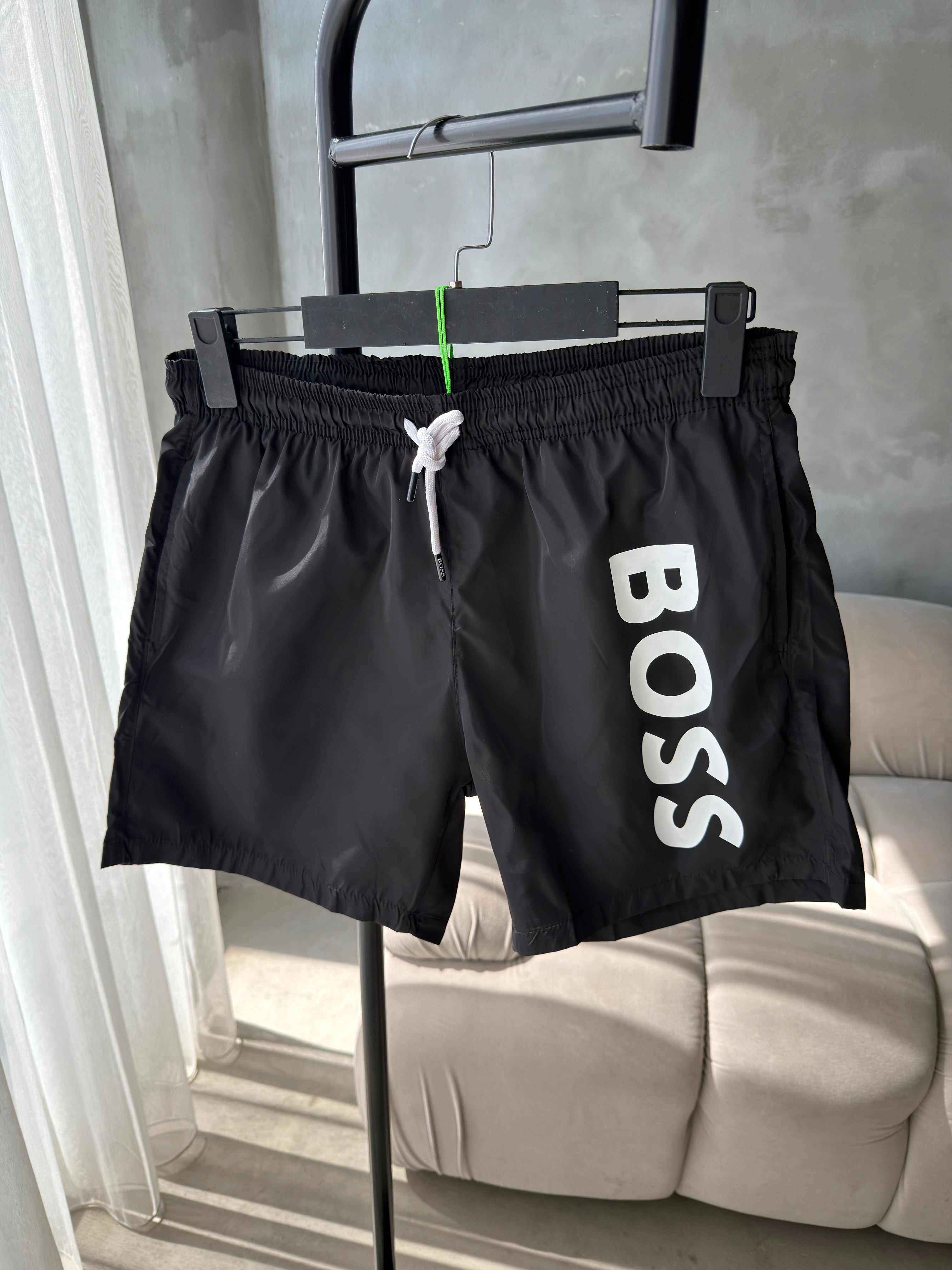 BOSS SİYAH DENİZ ŞORT [İTHAL]