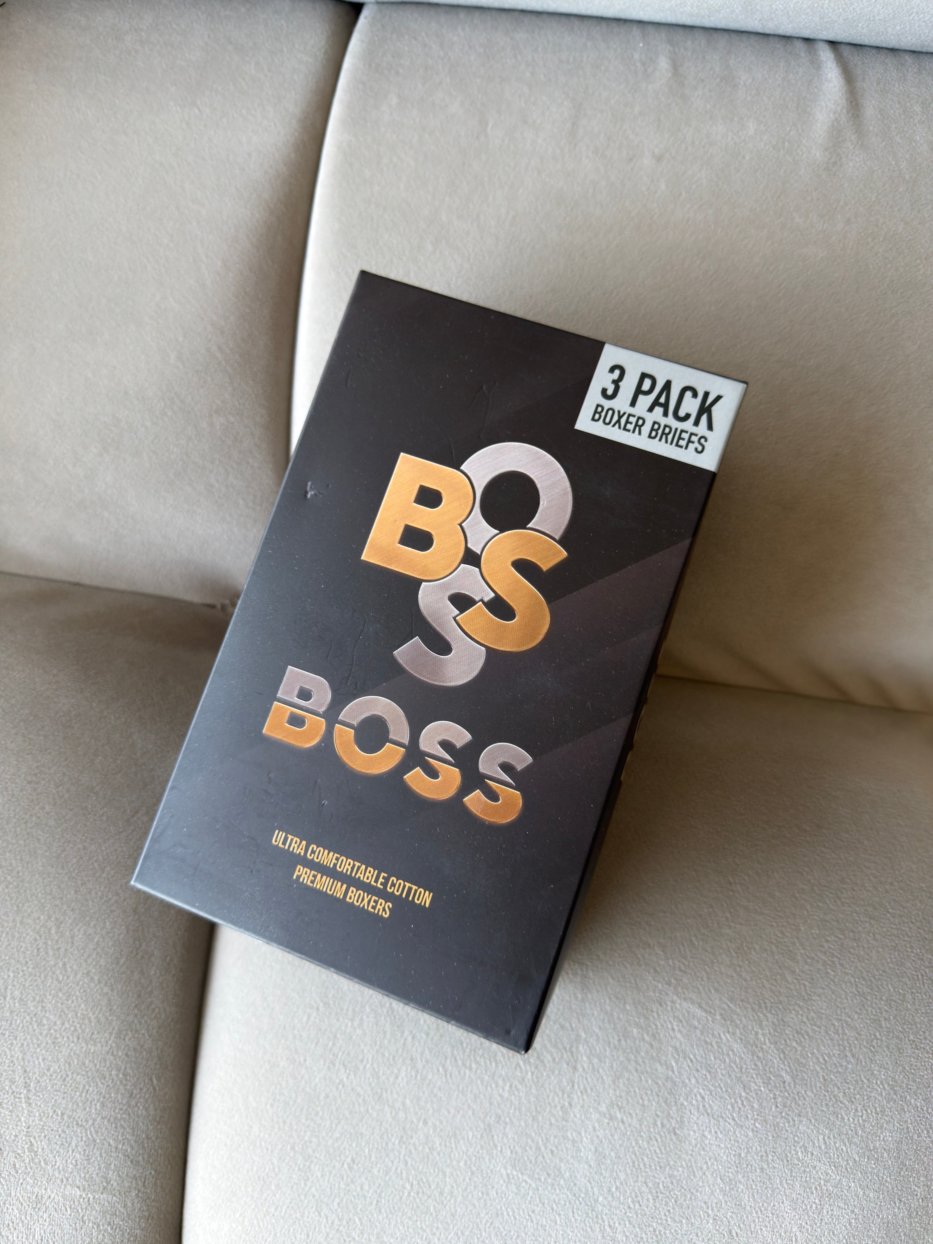 Boss Siyah Premium Boxer