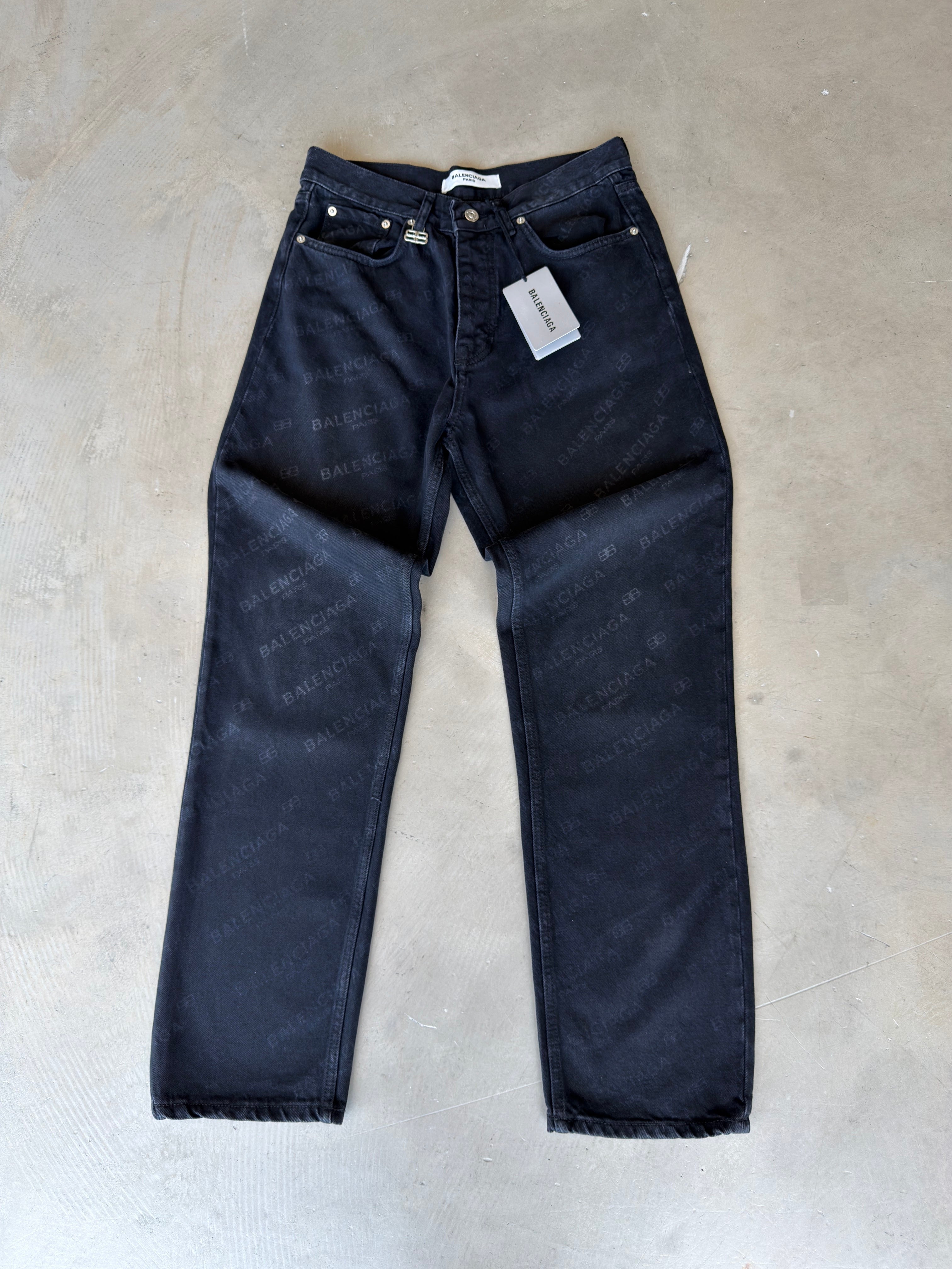 Balenciaga Siyah Kot Pantolon