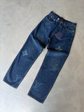 Lous Vuitton Lacivert Kot Pantolon