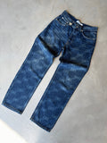 Balenciaga Lacivert Kot Pantolon
