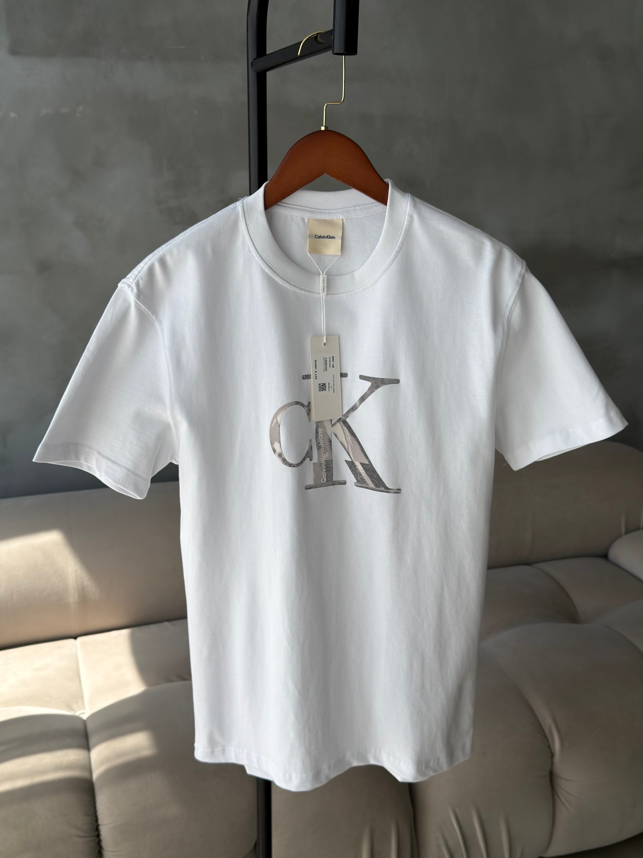 CK Bakılı Beyaz Tshirt (premium)