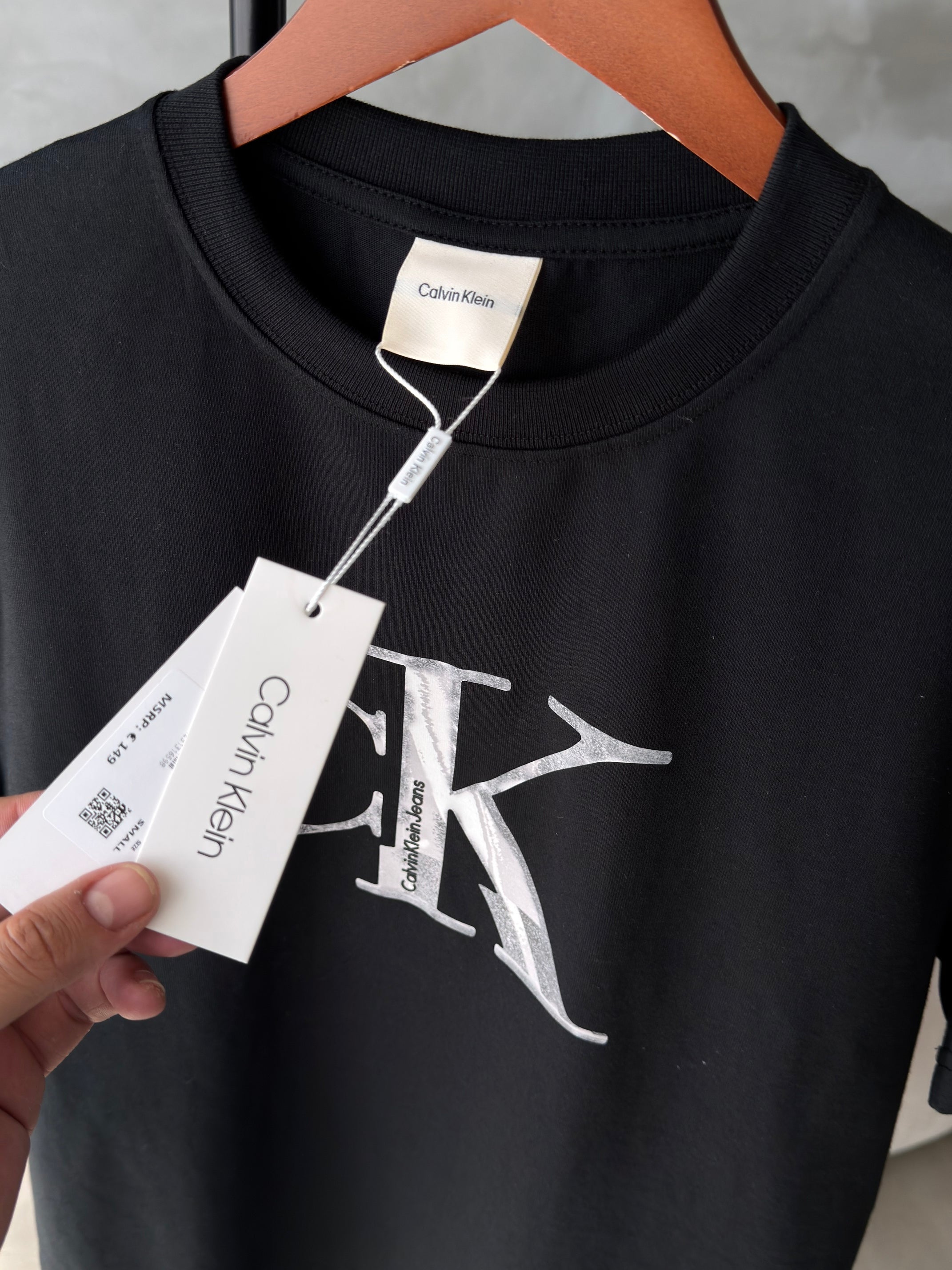 CK Bakılı Siyah Tshirt (premium)