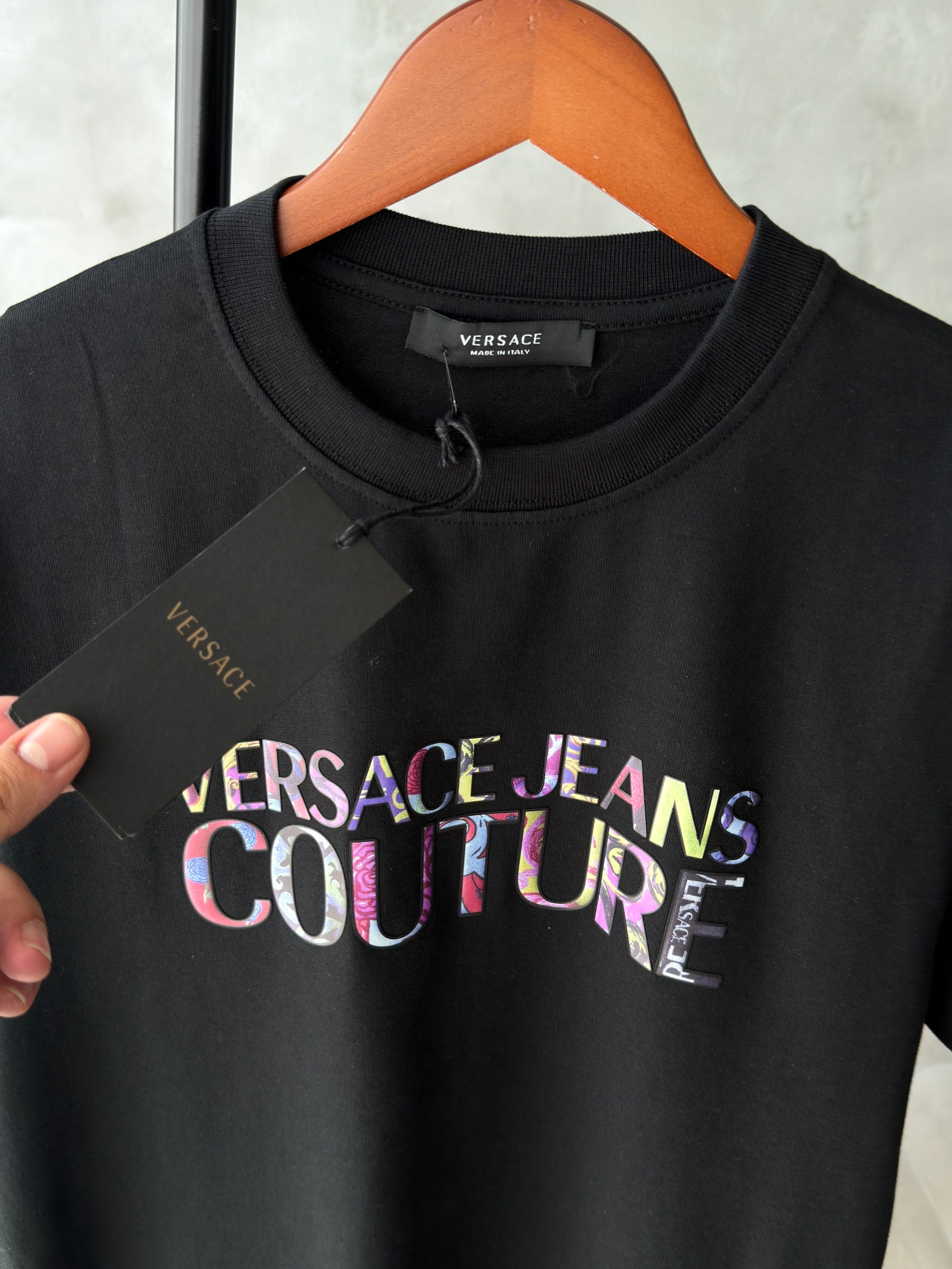 Versace Bakılı Siyah Tshirt (premium)