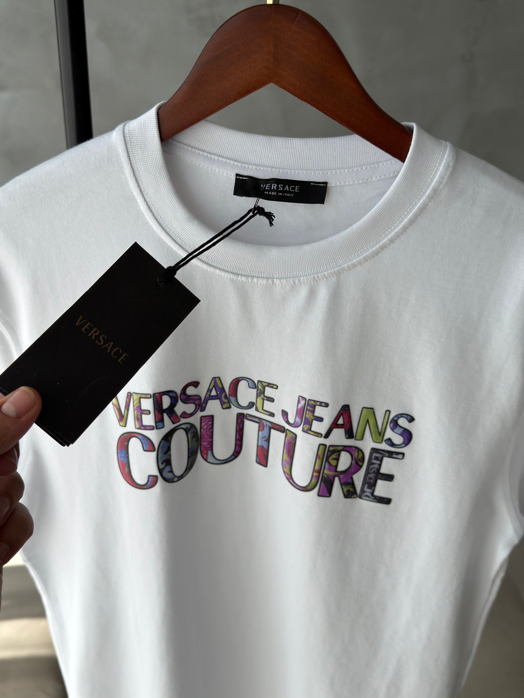 Versace Bakılı Beyaz Tshirt (premium)